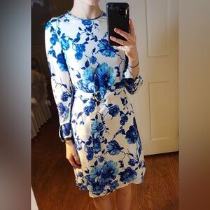 Tory Burch Blue Floral Women's Dress